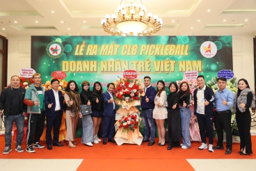 Câu Lạc Bộ Doanh Nhân Trẻ 1983 Việt Nam Tham Gia Giải Pickleball Tại Lễ Ra Mắt CLB Pickleball Doanh Nhân Trẻ